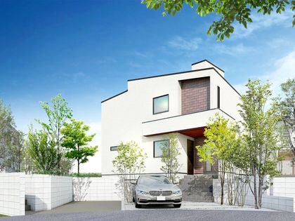 鎌倉市腰越5丁目 新築戸建 外観パース図