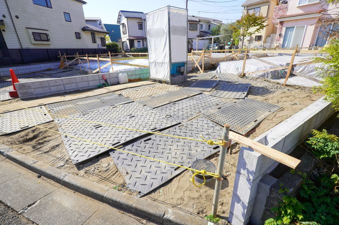 藤沢市片瀬4丁目 新築戸建 1号棟 駐車場 駐車場