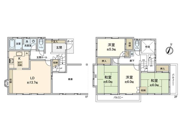 藤沢市辻堂太平台1丁目 戸建 間取図(平面図) 藤沢市辻堂太平台1丁目 戸建 間取図(平面図)