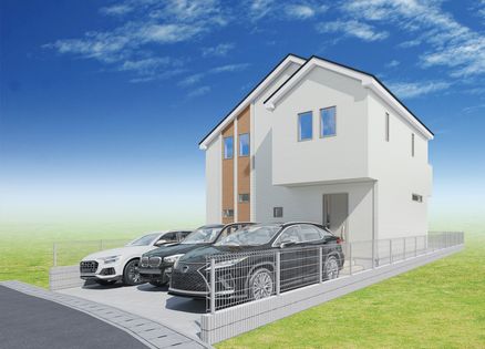 鎌倉市玉縄2丁目 新築戸建 外観パース図