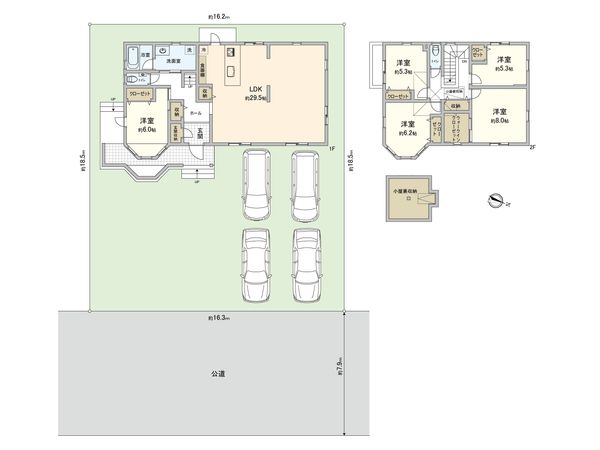 鎌倉市西鎌倉1丁目 戸建 間取図(平面図)