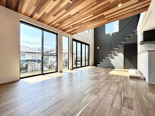 藤沢市片瀬山1丁目 新築戸建 1号棟 リビング