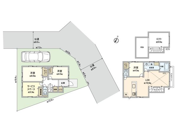 藤沢市善行2丁目 新築戸建 4号棟 間取図(平面図)