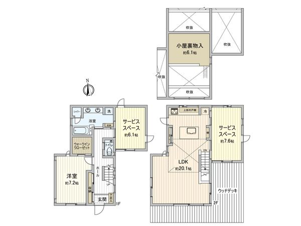 茅ヶ崎市浜竹4丁目 戸建 間取図(平面図) 茅ヶ崎市浜竹4丁目 戸建 間取図(平面図)
