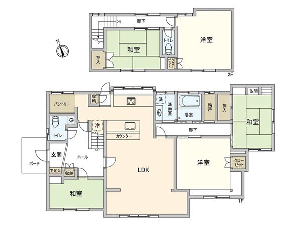 藤沢市鵠沼松が岡5丁目 戸建 間取図(平面図) 藤沢市鵠沼松が岡5丁目 戸建 間取図(平面図)