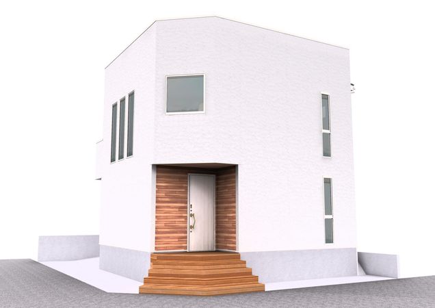 藤沢市鵠沼海岸6丁目 新築戸建 B号棟 外観パース図 藤沢市鵠沼海岸6丁目 新築戸建 B号棟 外観パース図