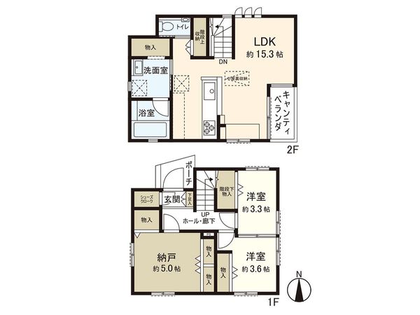 藤沢市藤が岡3丁目 戸建 間取図(平面図) 藤沢市藤が岡3丁目 戸建 間取図(平面図)