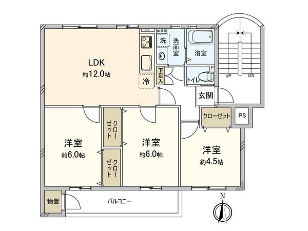 藤沢マンション 間取図(平面図) 間取図(平面図)