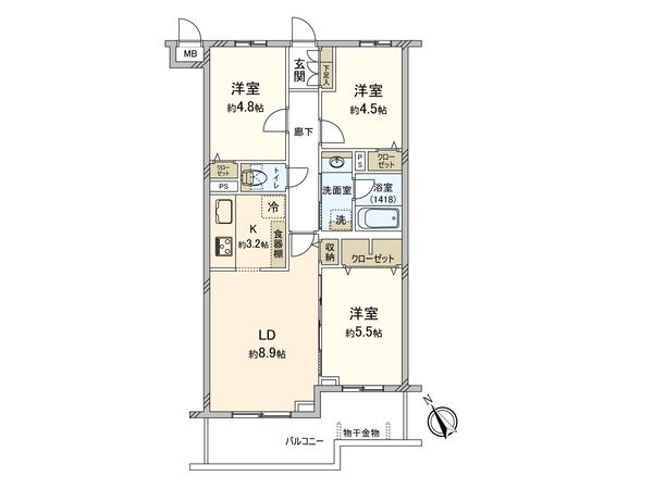 間取図(平面図)