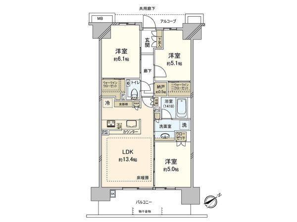 間取図(平面図)
