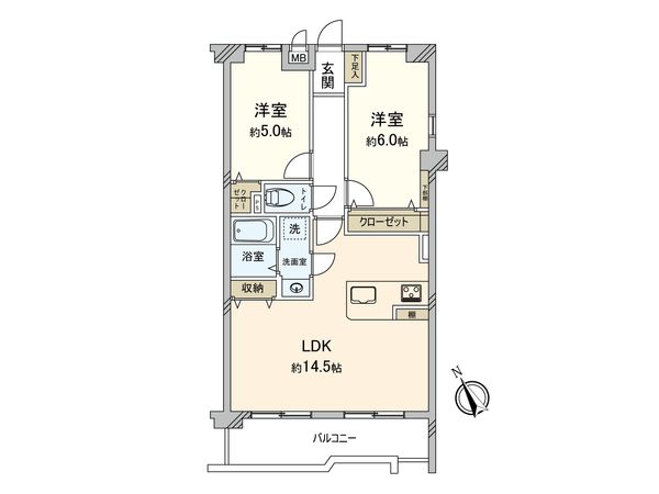 グレイス藤沢本町 間取図(平面図) 間取図(平面図)