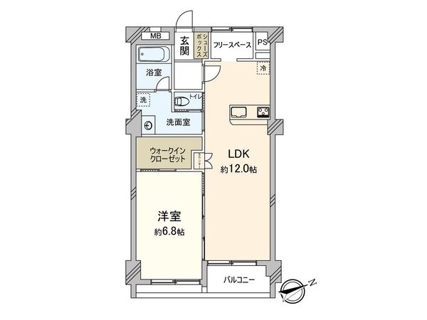 東海鵠沼マンション 間取図(平面図) 東海鵠沼マンション 間取図(平面図)
