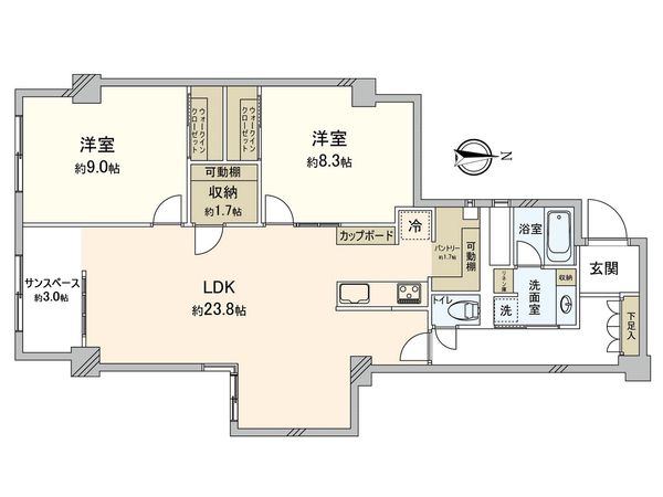 片瀬東映マンション 間取図(平面図) 片瀬東映マンション 間取図(平面図)