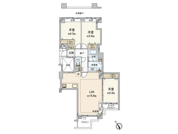 間取図(平面図)