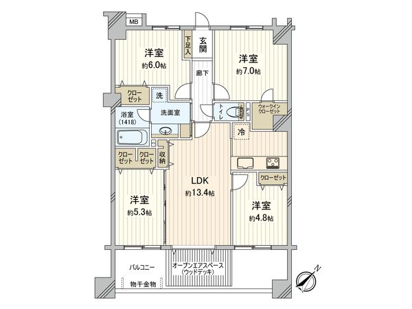 間取図(平面図)