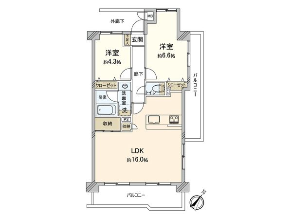 ヒルサイドステージ湘南藤沢 間取図(平面図) 間取図(平面図)
