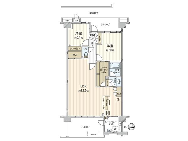 間取図(平面図)