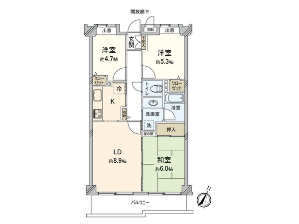 間取図(平面図)