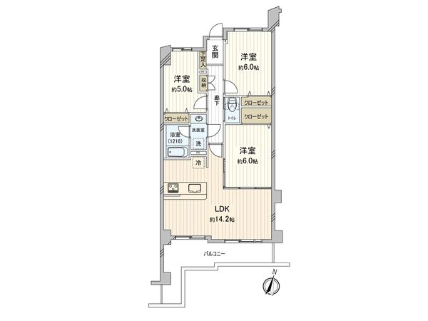 シルフィード湘南 間取図(平面図) 間取図(平面図)