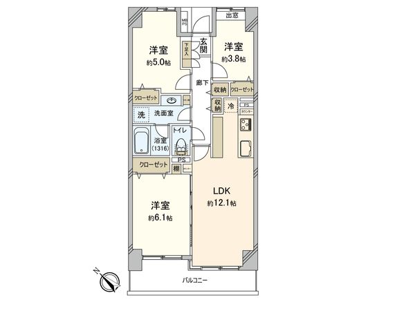 間取図(平面図)