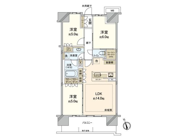 プレディア鵠沼橘ローレルコート 間取図(平面図) 間取図(平面図)