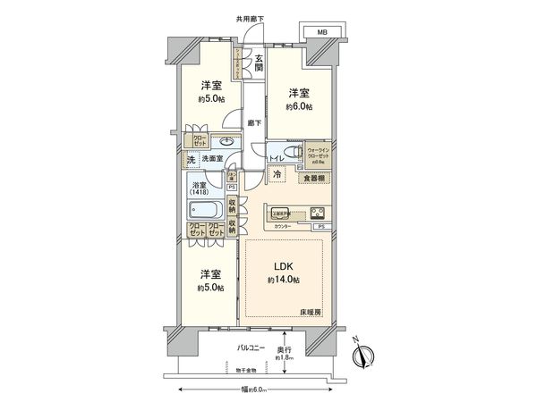 プレディア鵠沼橘ローレルコート 間取図(平面図) プレディア鵠沼橘ローレルコート 間取図(平面図)