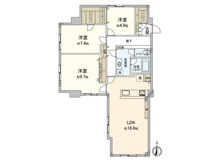 間取図(平面図) 間取図(平面図)