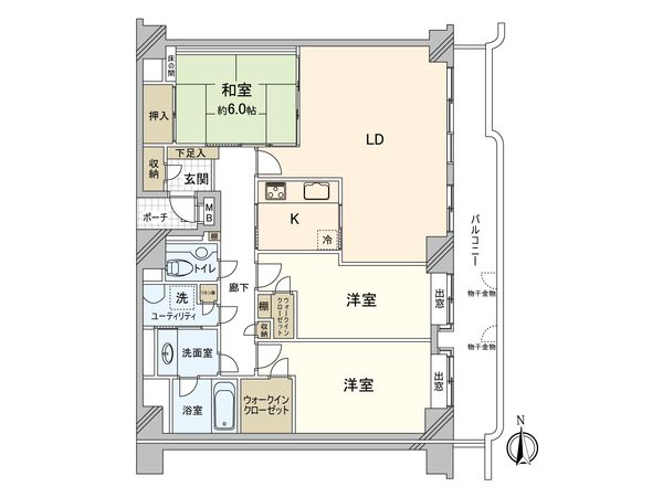ダイアパレス湘南片瀬山 間取図(平面図) 間取図(平面図)