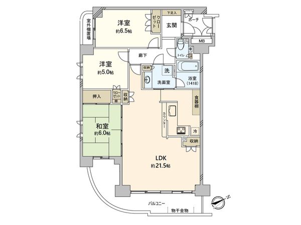 サンヴェール藤沢 間取図(平面図)