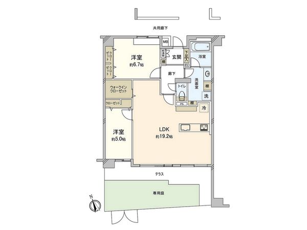 サンリーノ鵠沼海岸 間取図(平面図) サンリーノ鵠沼海岸 間取図(平面図)