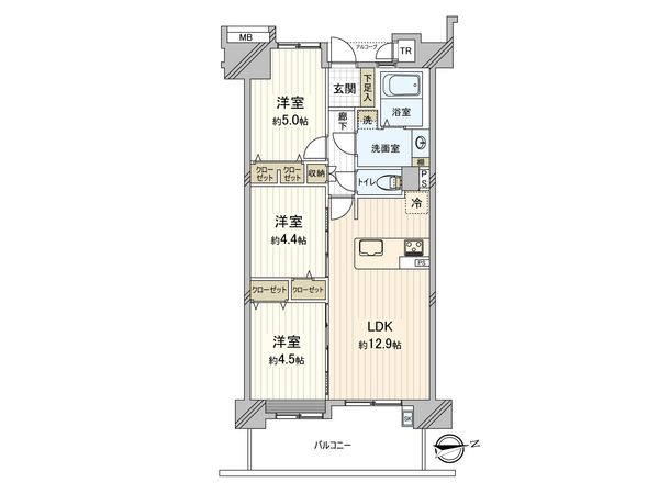 ココタウンヒルトップマリーナ 間取図(平面図) 間取図(平面図)