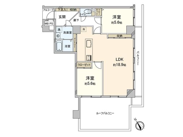 藤沢ダイカンプラザ 間取図(平面図)