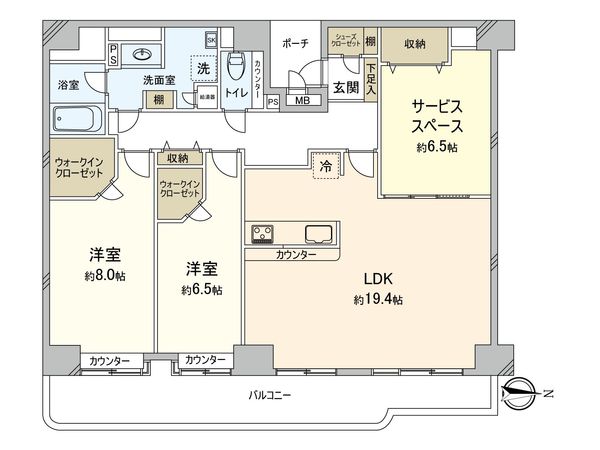 ダイアパレス湘南片瀬山 間取図(平面図) ダイアパレス湘南片瀬山 間取図(平面図)