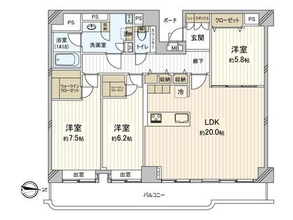 間取図(平面図)