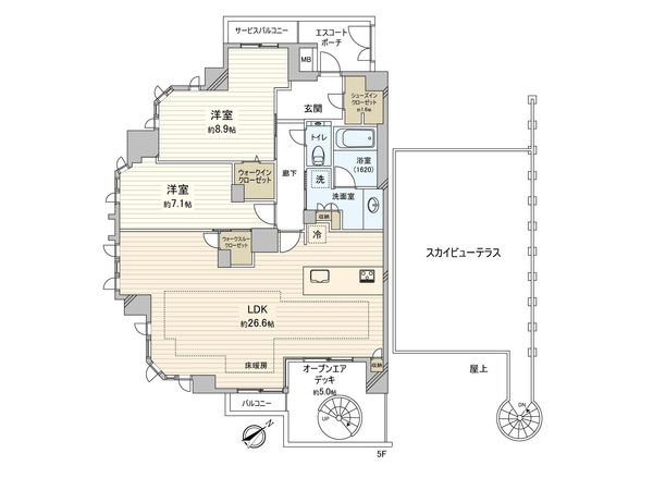 ヴェレーナグラン江ノ島鵠沼海岸 間取図(平面図) ヴェレーナグラン江ノ島鵠沼海岸 間取図(平面図)