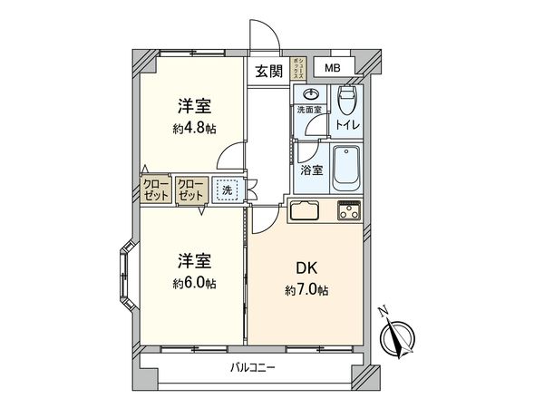 ベルカワナ 間取図(平面図) ベルカワナ 間取図(平面図)