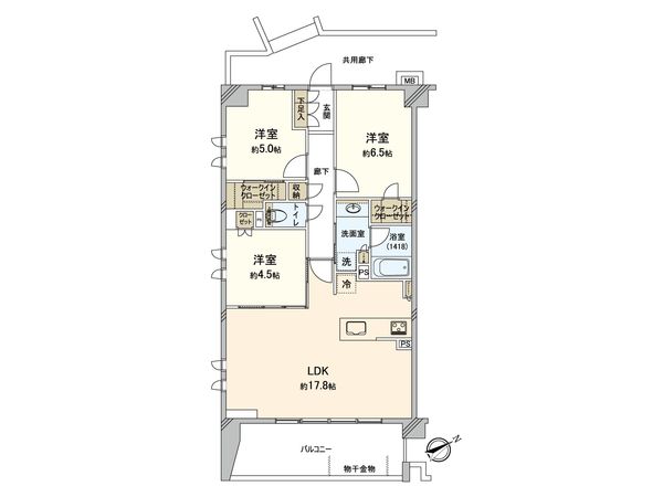 レーベン湘南片瀬TERRACE GRANDE 間取図(平面図) 間取図(平面図)