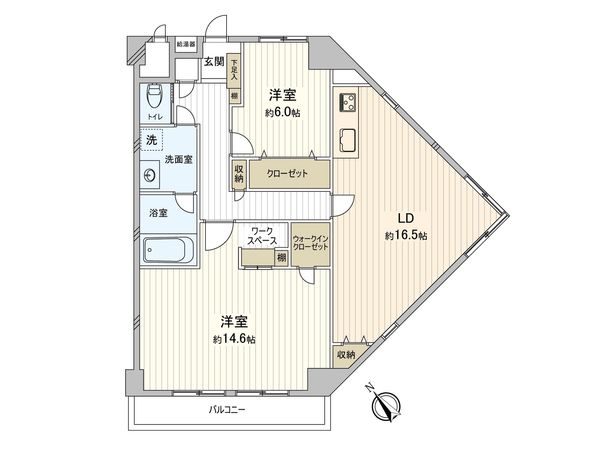 ルックハイツ江ノ島 間取図(平面図) 間取図(平面図)