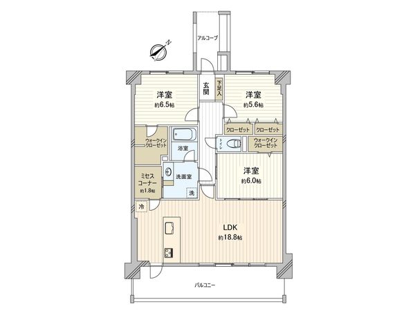 マイキャッスル湘南藤沢モンテプルチアーノ 間取図(平面図)