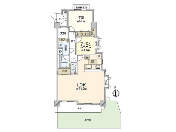 サングレイス湘南藤沢壱番館 間取図(平面図) サングレイス湘南藤沢壱番館 間取図(平面図)
