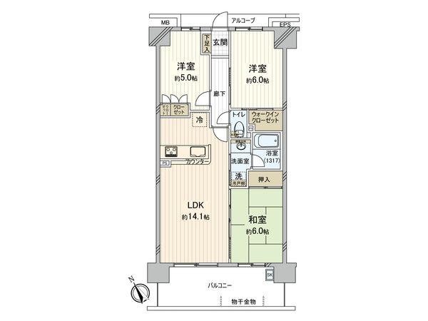 ノブレス湘南藤沢センタースクエア 間取図(平面図) ノブレス湘南藤沢センタースクエア 間取図(平面図)