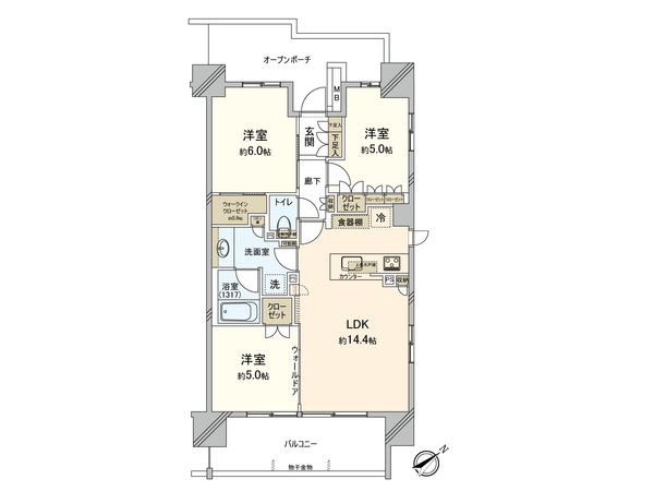 パークホームズ藤沢セントラルアリーナ 間取図(平面図) パークホームズ藤沢セントラルアリーナ 間取図(平面図)