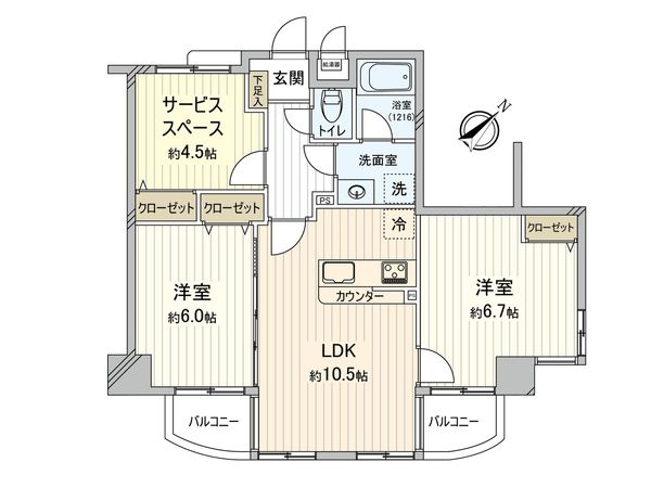コムーネ湘南藤沢 間取図(平面図) コムーネ湘南藤沢 間取図(平面図)