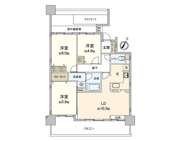 ナイスステージ湘南鵠沼 間取図(平面図) ナイスステージ湘南鵠沼 間取図(平面図)