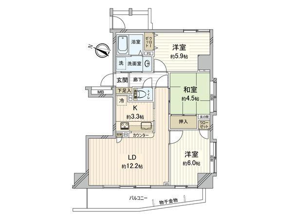 アーバンキャッスル湘南藤沢 間取図(平面図) アーバンキャッスル湘南藤沢 間取図(平面図)