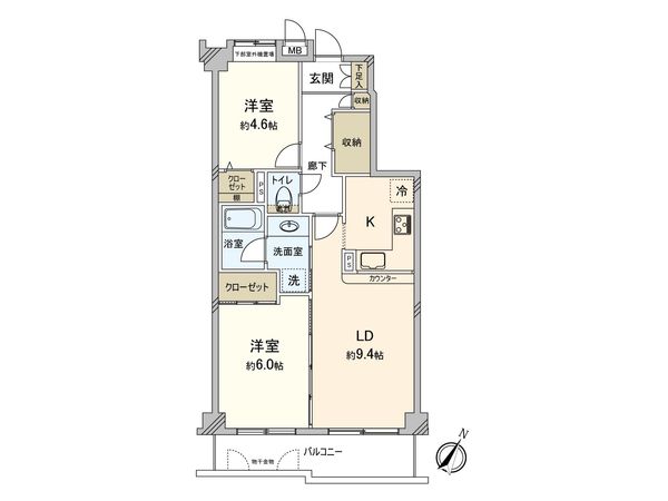 KCマンション藤が岡 間取図(平面図) 間取図(平面図)
