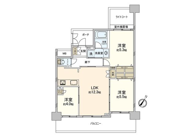 ナイスステージ湘南鵠沼 間取図(平面図) ナイスステージ湘南鵠沼 間取図(平面図)
