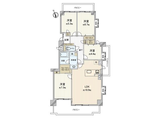 サージュ藤沢 間取図(平面図) サージュ藤沢 間取図(平面図)