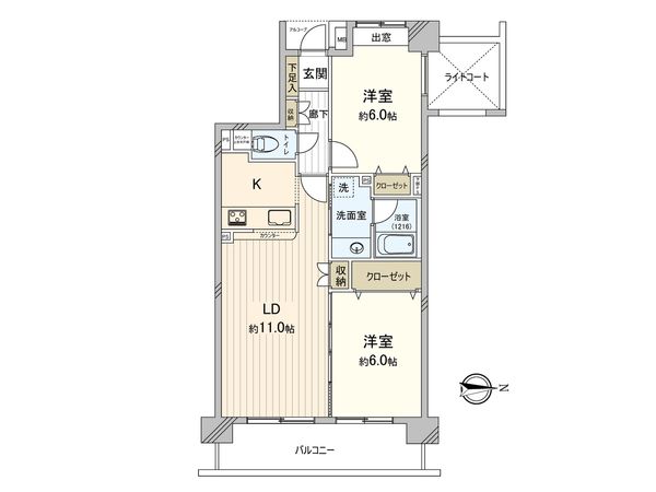 クリオ藤沢八番館 間取図(平面図) クリオ藤沢八番館 間取図(平面図)