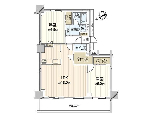 ノブレス湘南藤沢センタースクエア 間取図(平面図) 間取図(平面図)